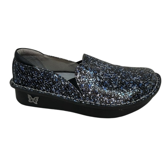 ALEGRIA Shoes Debra Blue Racer Slip On Comfort Clog Size 37 or 7 - Picture 7 of 11